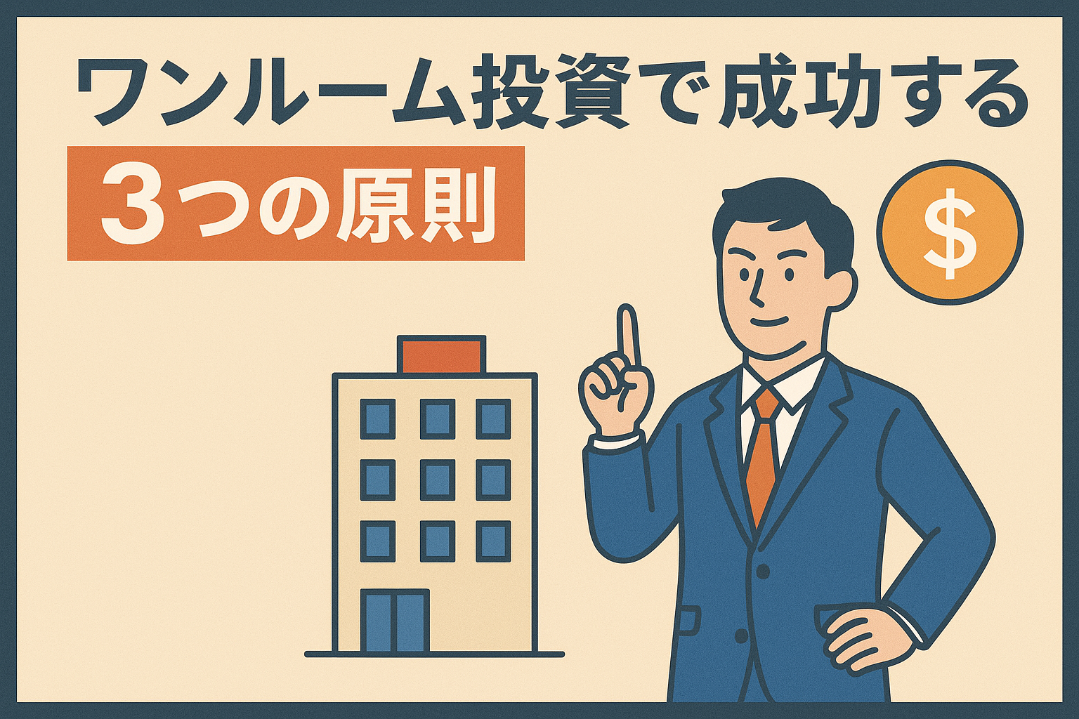 【初心者必見】ワンルーム投資で成功する3つの原則｜収益還元法・出口戦略・仕入れルートを徹底解説